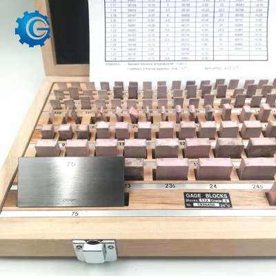 block gauge set/112 pcs per set /grade 0